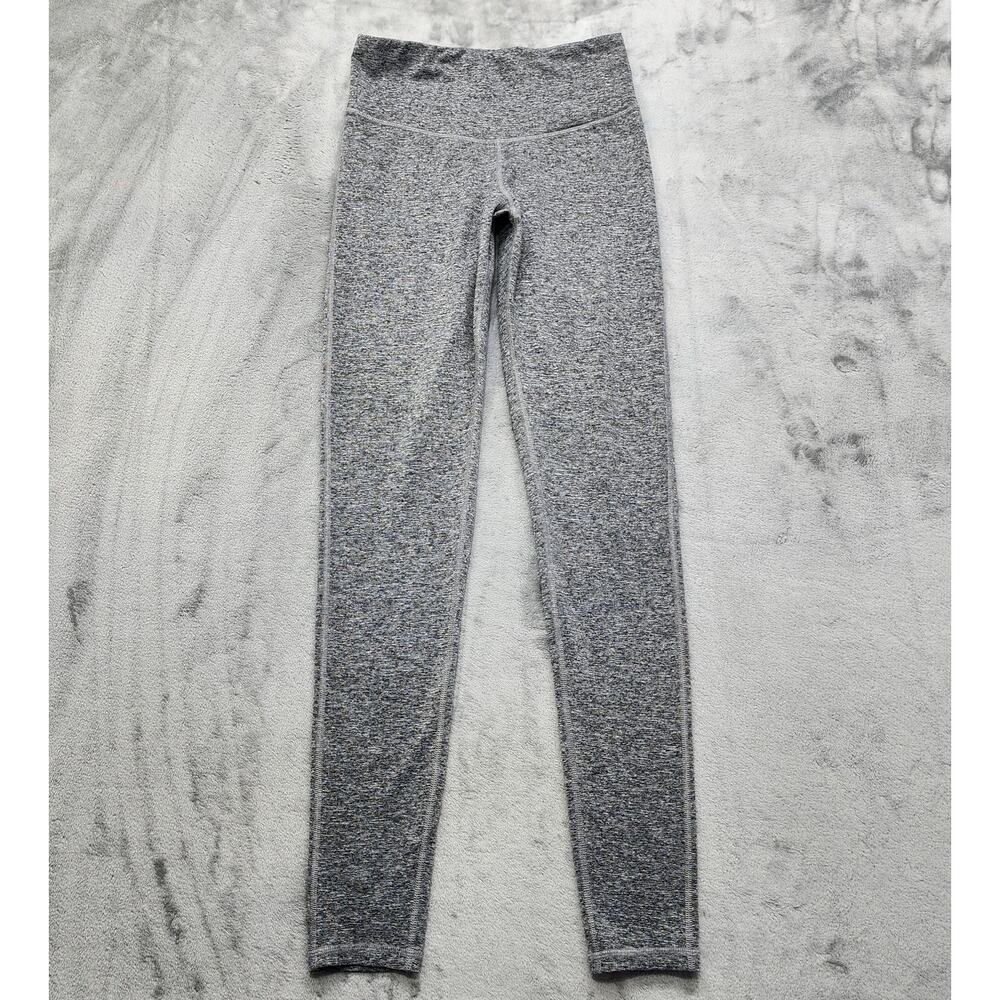 Champion Leggings‎ Womens M Heathered Gray High Waist Ankle Yoga Workout Stretch
